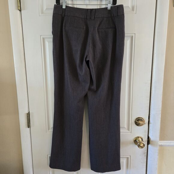 Rafaella Womens Gray Curvy Fit Slacks Trousers Size 10 Pockets Dress Pants Y2K - Picture 2 of 6
